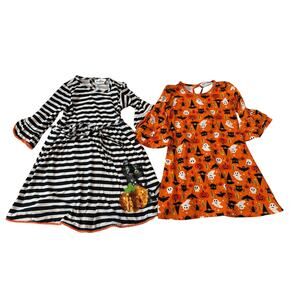 BUNDLE Girls Halloween Dresses Size 5 Rare Edition Multicolor